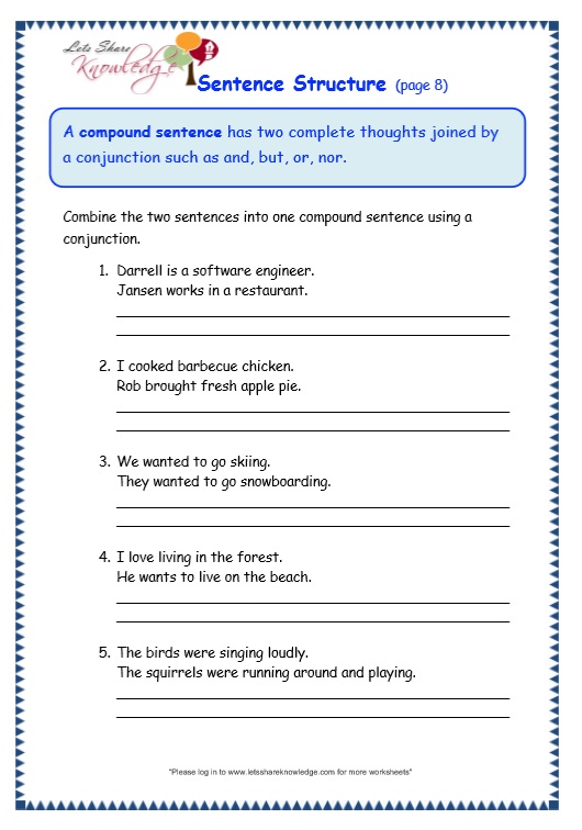 Diagramming Sentences Worksheets