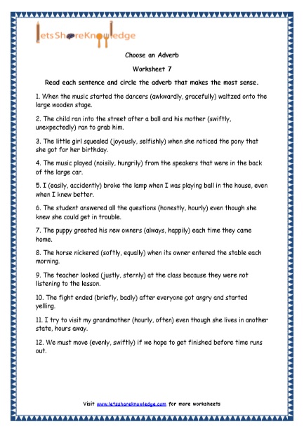 Worksheet Adverbs Best Worksheet