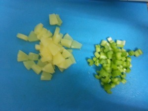pineapple and celery