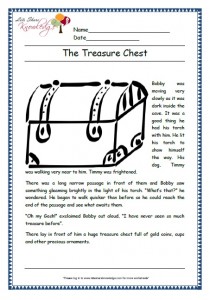 the treasure chest grade 1 comprehension