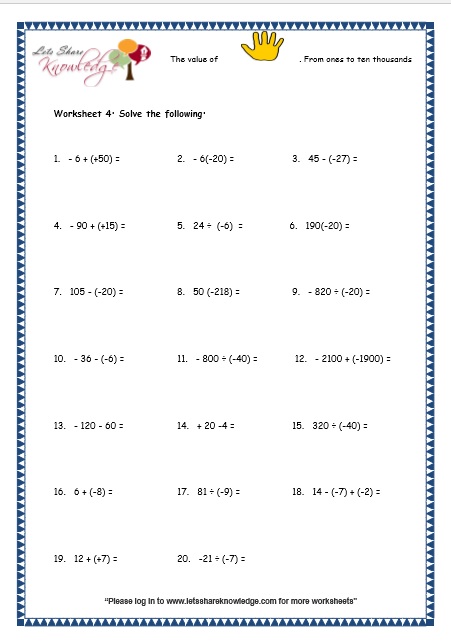  Renumeration of Numbers worksheet 