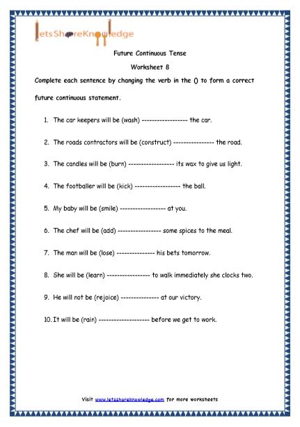 Future Tense Worksheets For Grade 3 Future Tense Verbs Past Present 