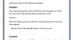 time word problems grade 4 maths resources printable worksheets explanation