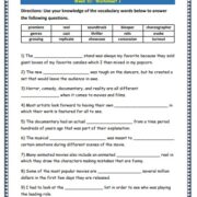 Grade 7: Vocabulary Worksheets Week 1 – Lets Share Knowledge