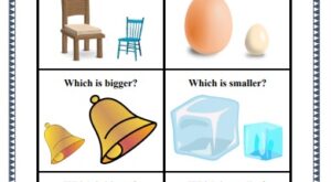 kindergarten big vs small printable worksheet