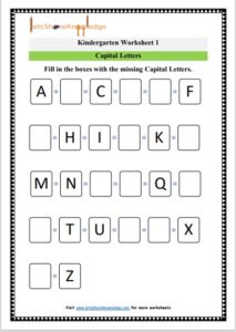 homework on capital letters